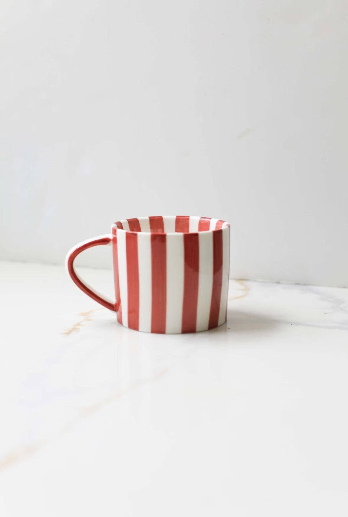Ceramic Striped Mugs