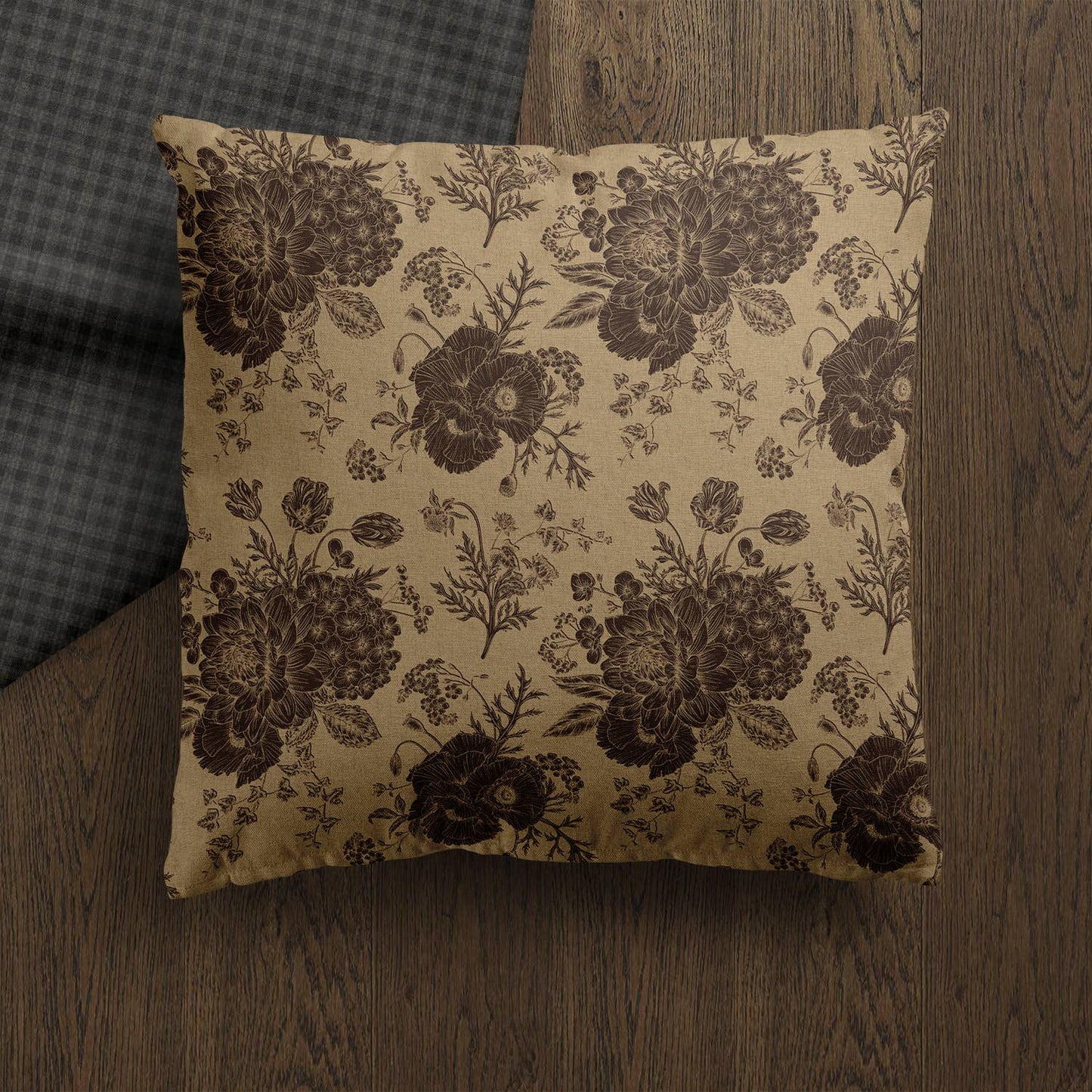 Thalassa Pillow Cover | Vintage Style Floral Throw Pillow