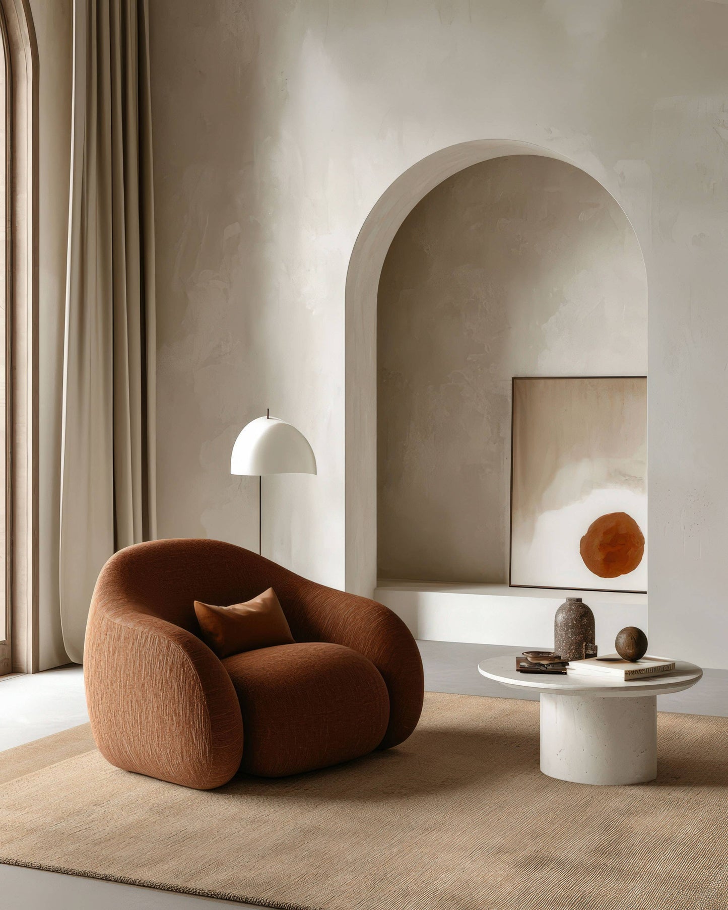 Vale Light Khaki Area Rug