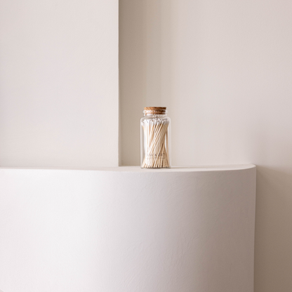 Glass Match Bottle