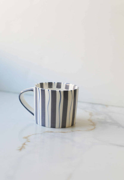 Ceramic Striped Mugs
