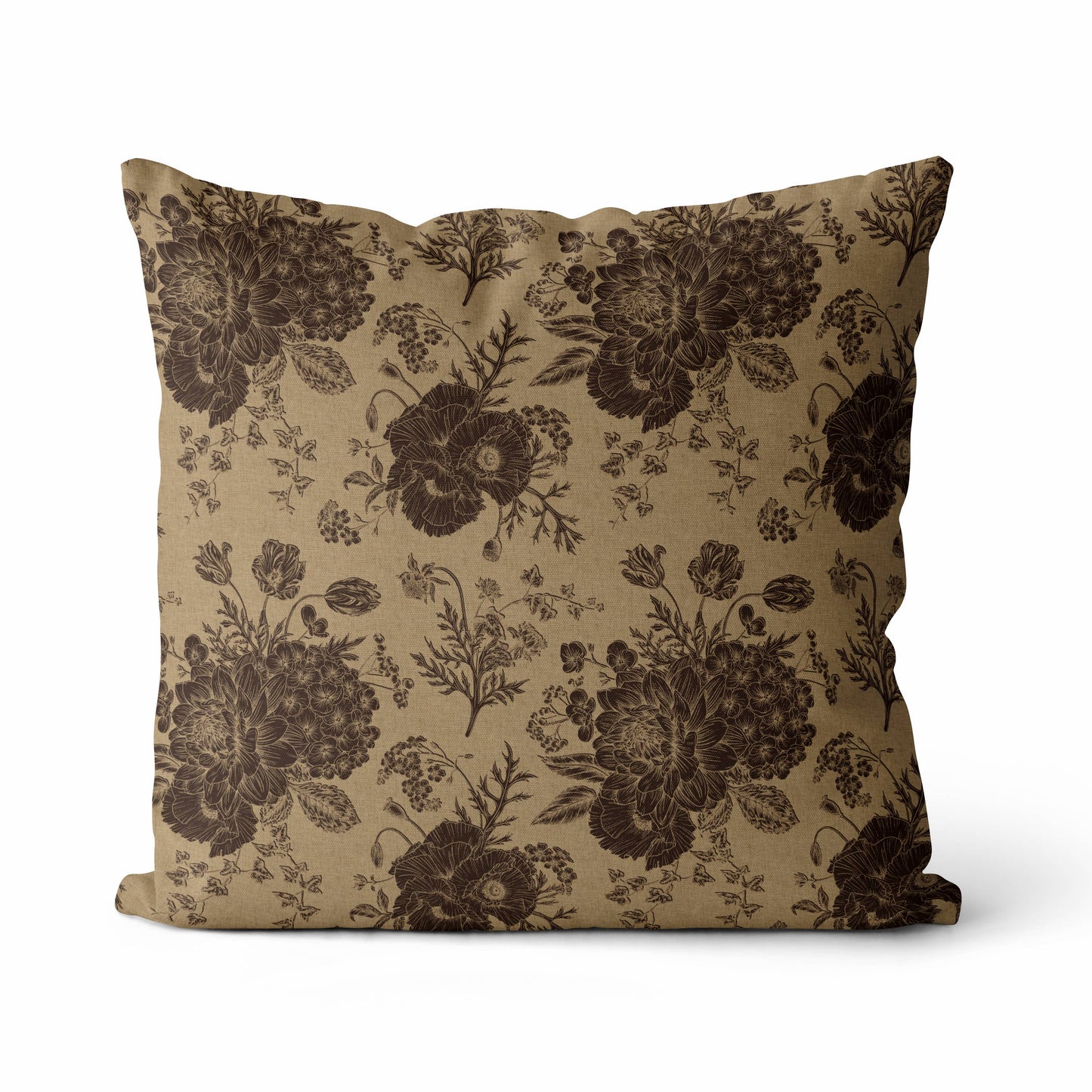 Thalassa Pillow Cover | Vintage Style Floral Throw Pillow
