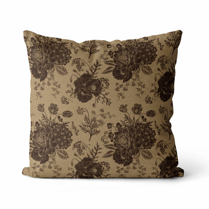 Thalassa Pillow Cover | Vintage Style Floral Throw Pillow