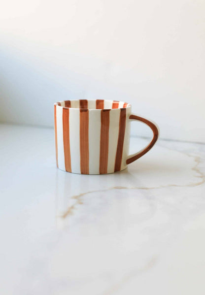 Ceramic Striped Mugs