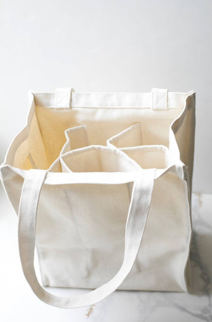 Wine Canvas Tote