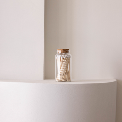 Glass Match Bottle