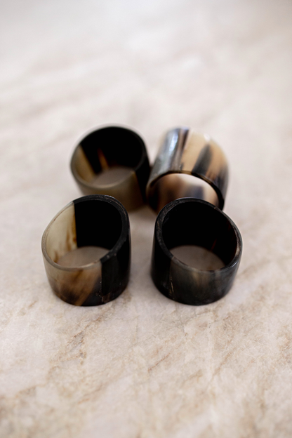 Recycled Horn Napkin Rings