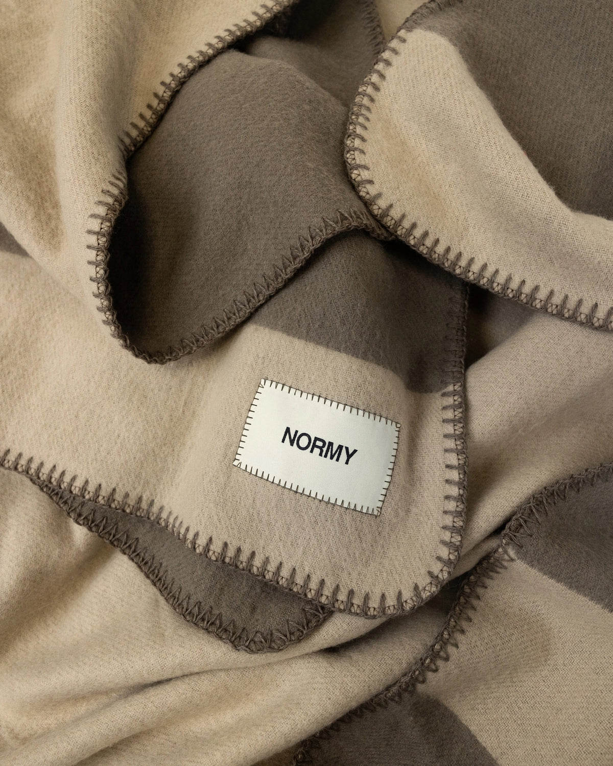 Merino Blanket, Clay/Fungi