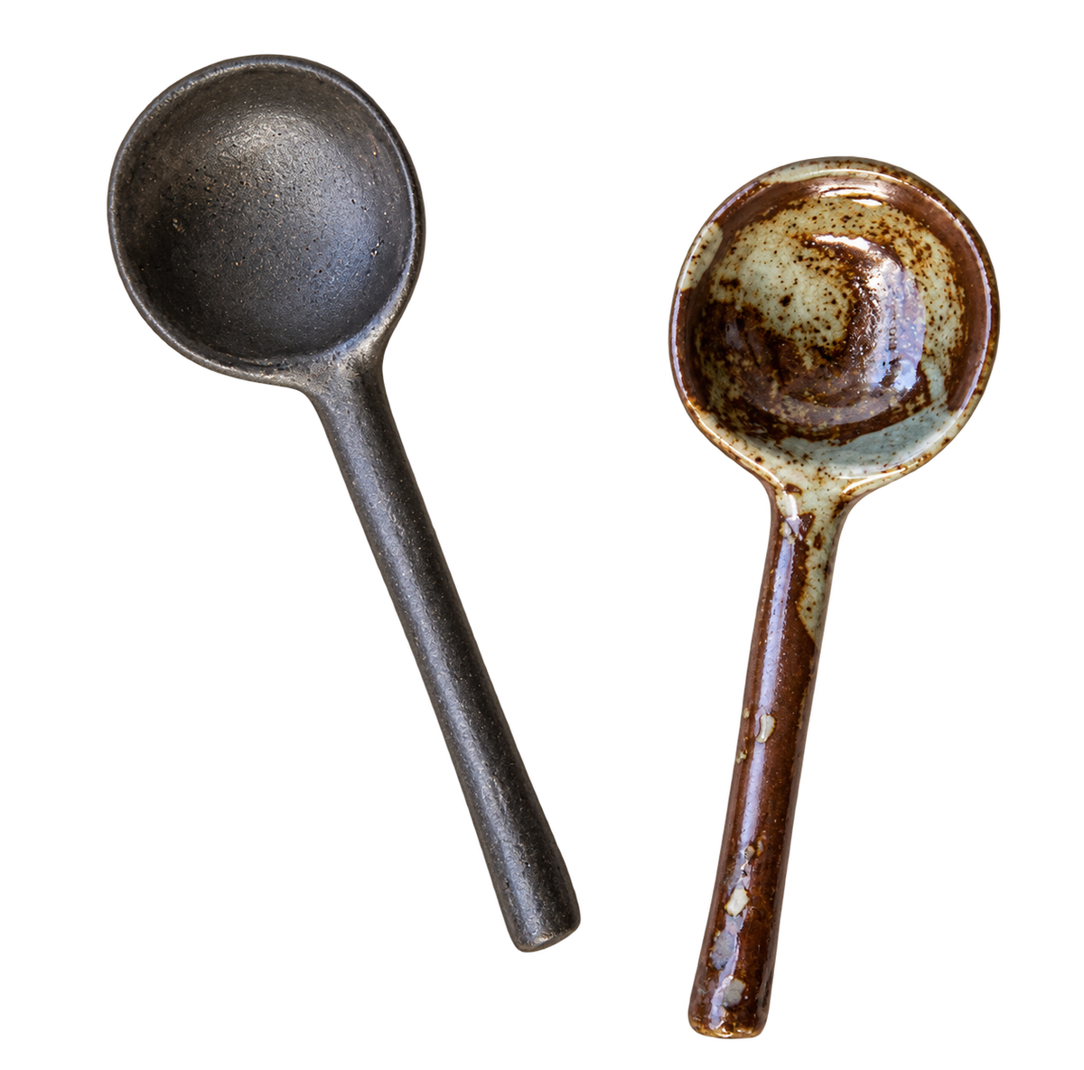 Dark Ceramic Spoons