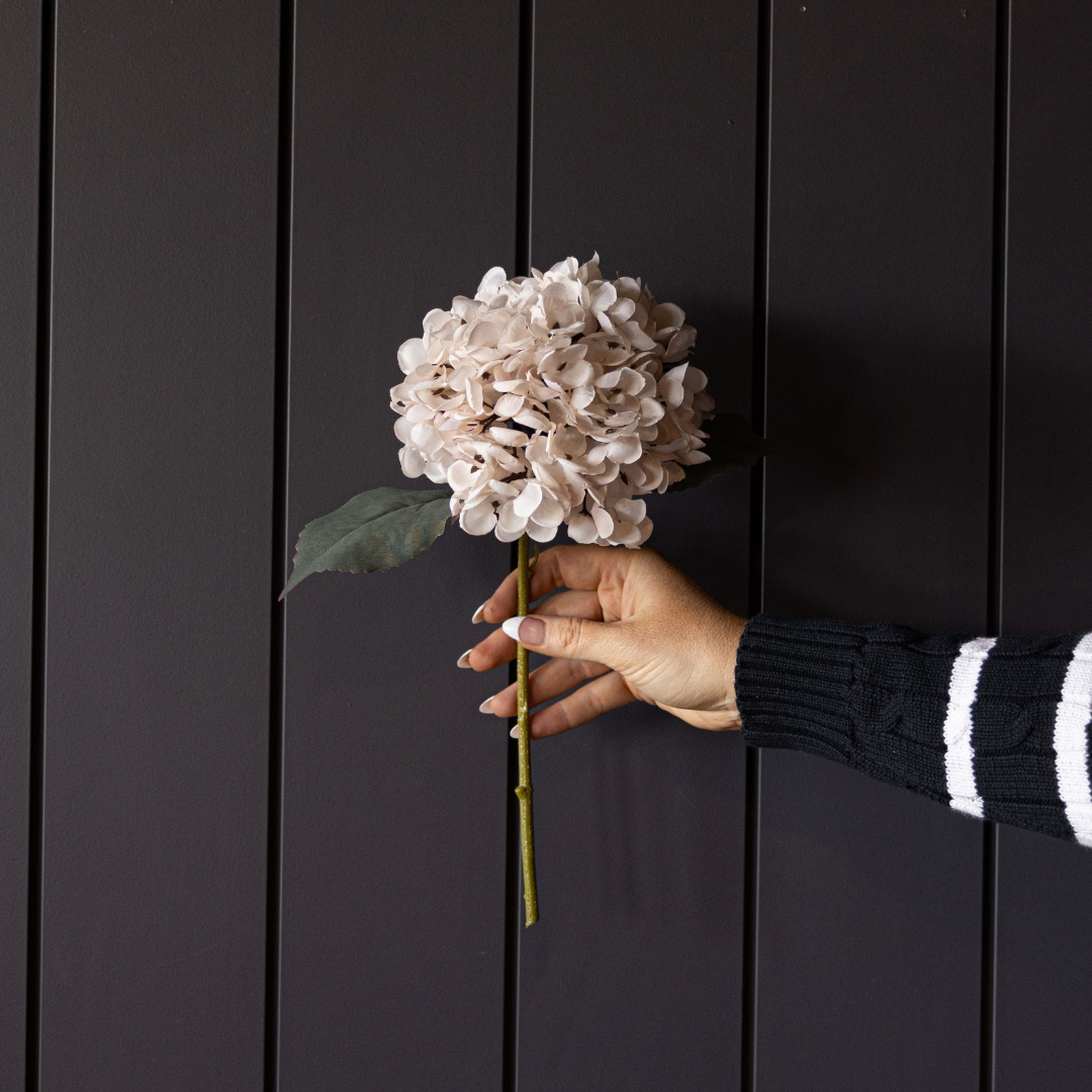 Petal Pink Hydrangeas Faux Stems