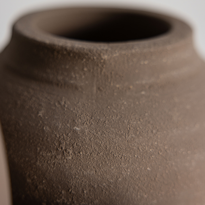Hugo Grey Wash Round Vase Small