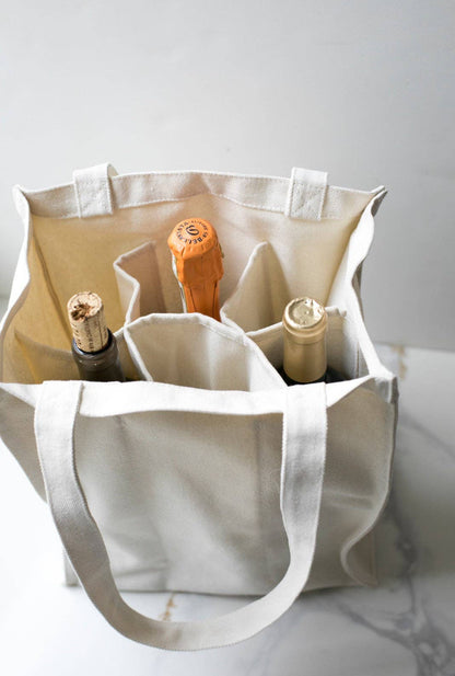 Wine Canvas Tote