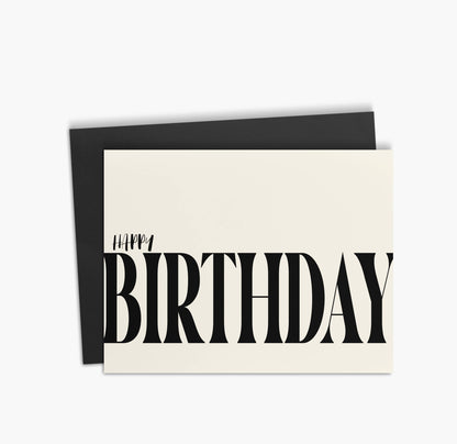 Simple Happy Birthday Greeting Card