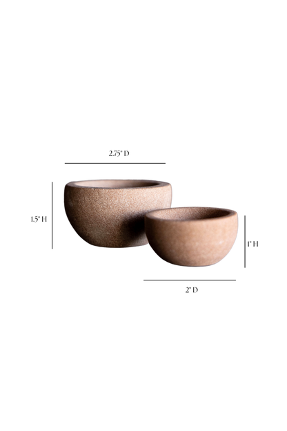 Stone Turned Sandstone Dishes